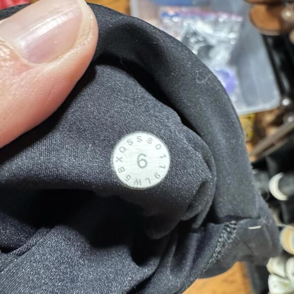 Lululemon leggings 6 black fast free 7/8 running workout yoga high rise preppy - Picture 5 of 6